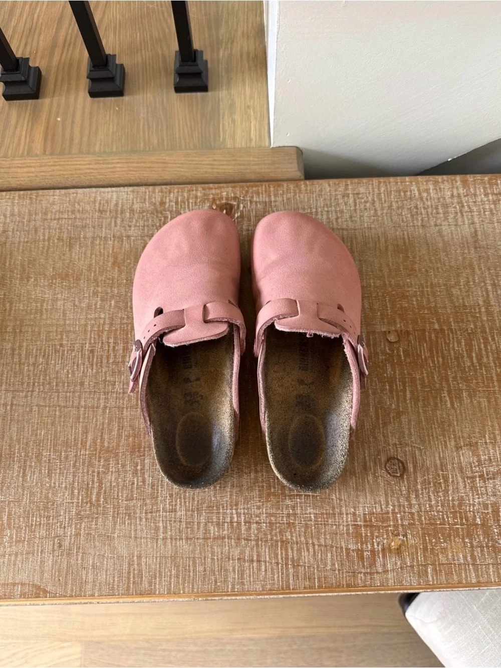 Birkenstock Kids Pink Boston Clog Slip-On with Adjustable Buckle
